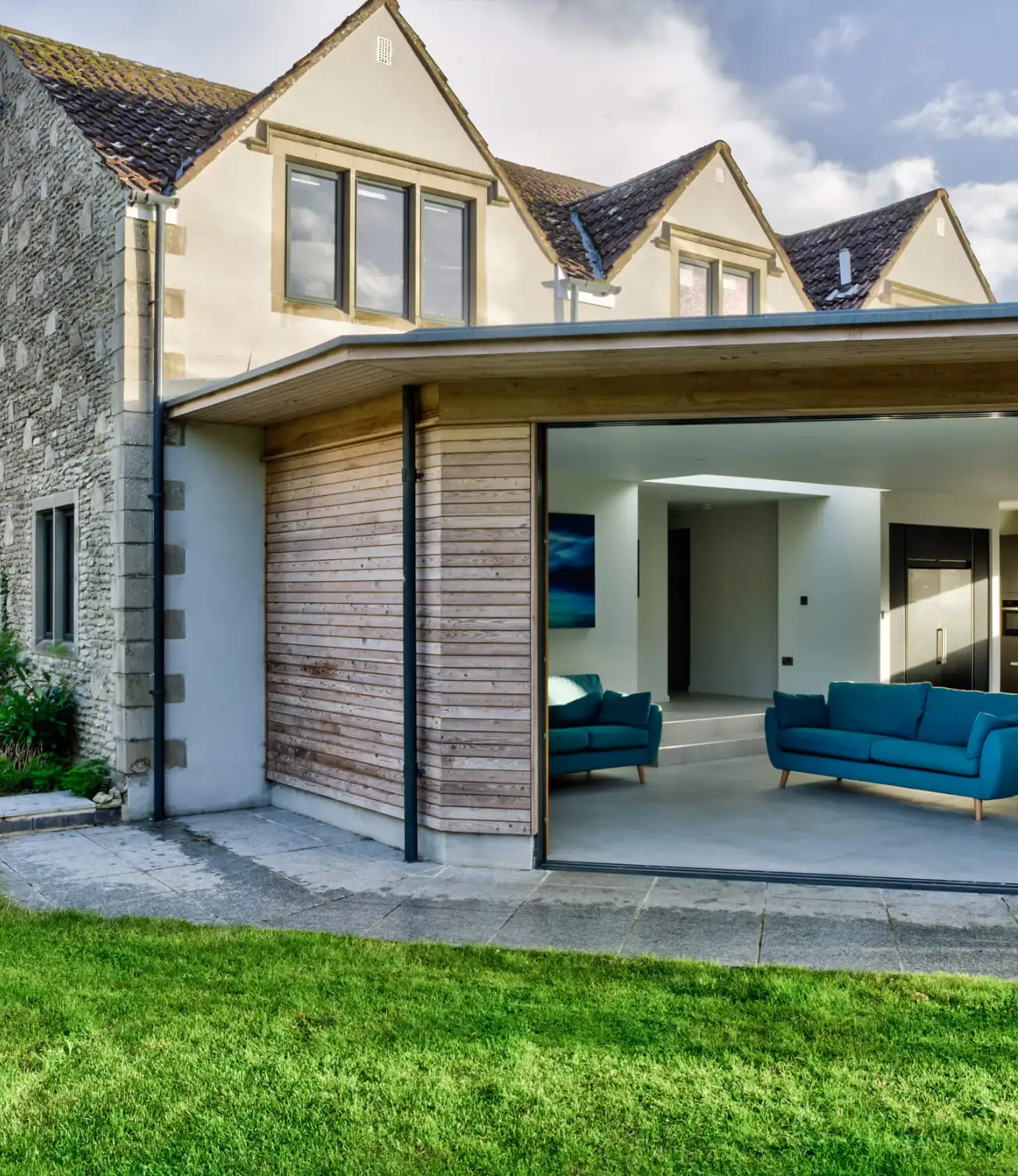 Blok Building contractors working on a residential project in Sutton Benger, near Chippenham