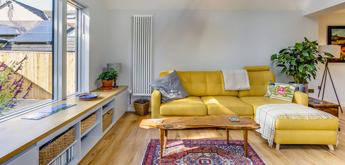 Woolley Close extension - rear garden view