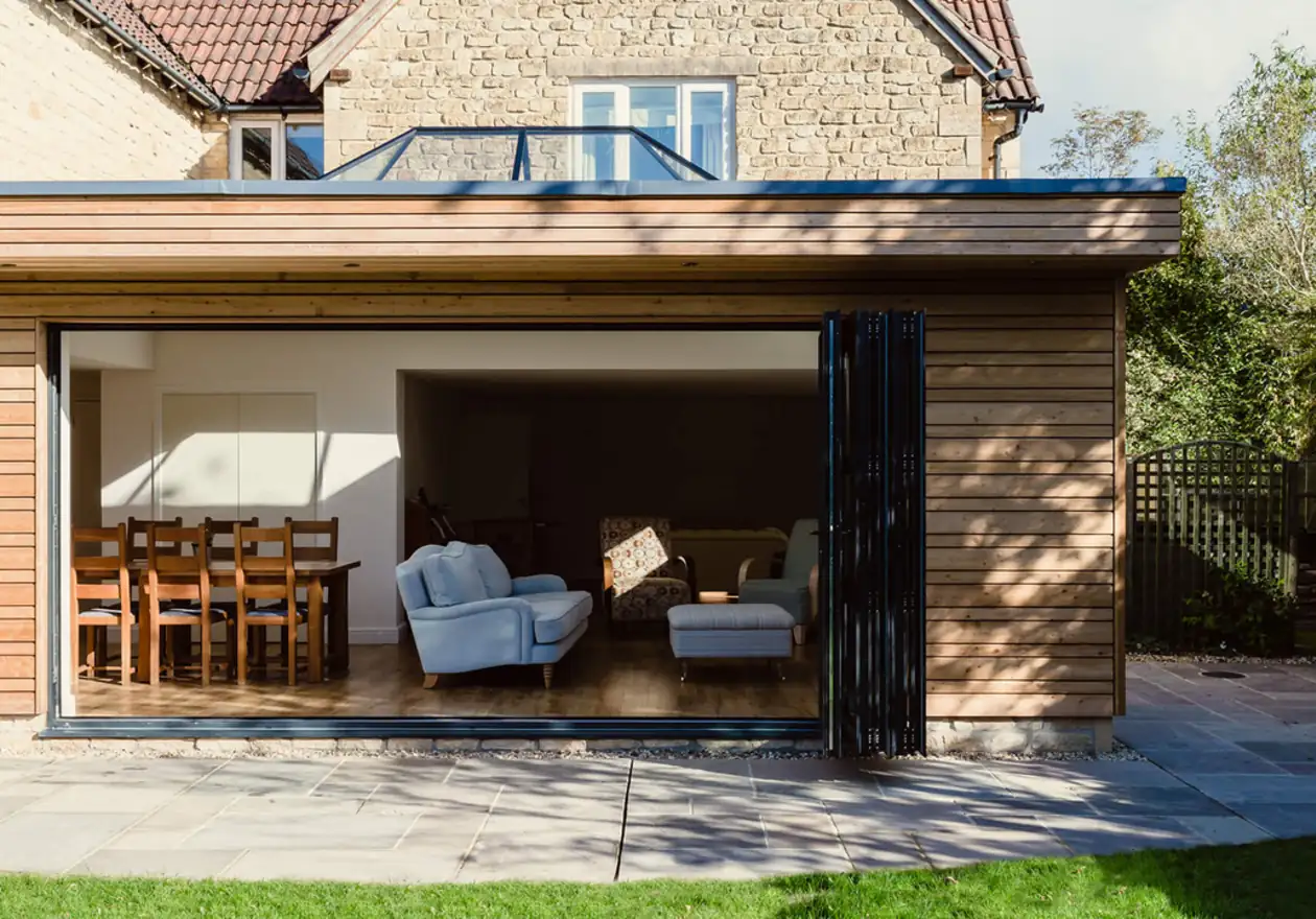 Arminger Road contemporary rear extension with full-height glazing creating bright open-plan living space