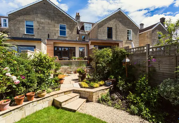 Junction Road extension project spanning across two Bath properties with coordinated design